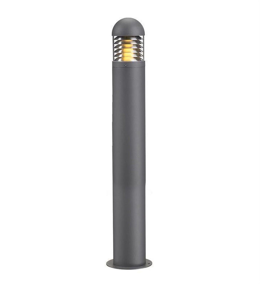 Kurt pullert 1m - Mørk grå - Grå-Utebelysning pullert-Marksløjd-Grå-Mrk-104794-Lightup.no