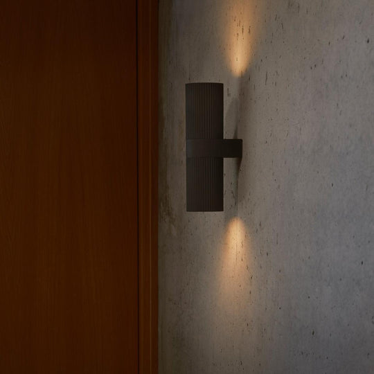 Kyklop Maxi vegglampe utendørs opp/ned IP54 GU10-Utebelysning vegg opp og ned-Nordlux-Svart-2618231003-Lightup.no