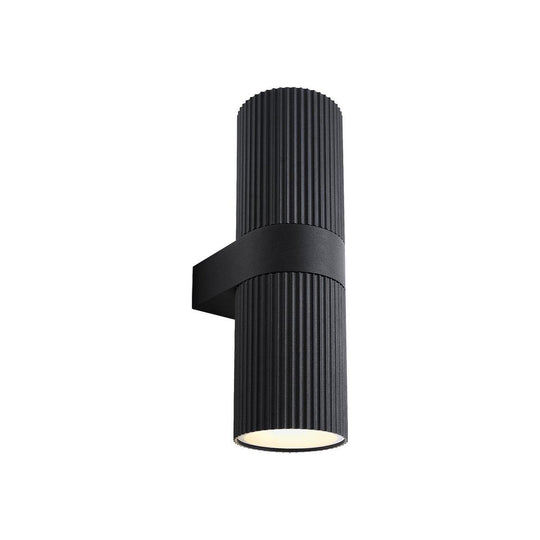 Kyklop Maxi vegglampe utendørs opp/ned IP54 GU10-Utebelysning vegg opp og ned-Nordlux-Svart-2618231003-Lightup.no