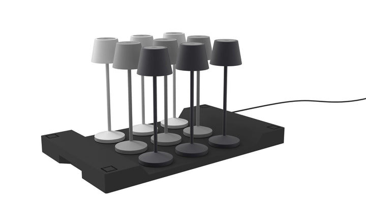 Ladeplate for 9 lamper til Iris mini oppladbar bordlampe-Tilbehør-NorDesign-Svart-410901150-Lightup.no