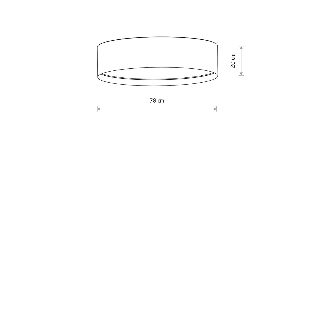 Lago taklampe 78 cm-Taklamper-Nowodvorski-Beige-N-11672-Lightup.no