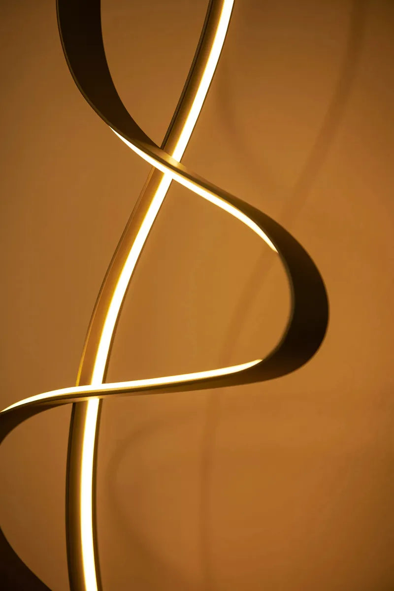Lambada gulvlampe 38W 2700 Kelvin - Dimbar-Gulvlamper-Lucide-Champagne-LC52701/38/05-Lightup.no