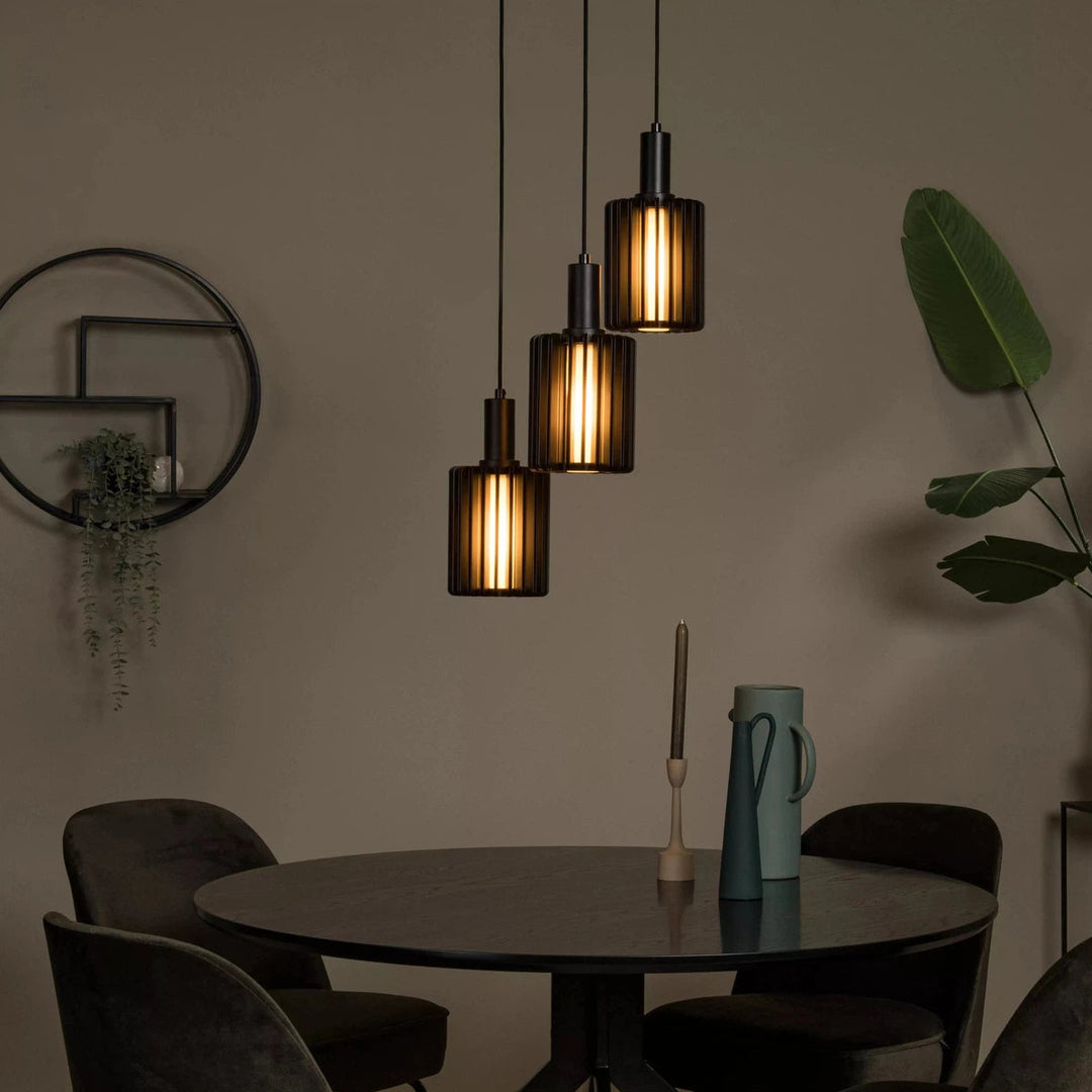 Lambers takpendel 3-lys-Takpendler-Lucide-Svart-LC45410/13/30-Lightup.no