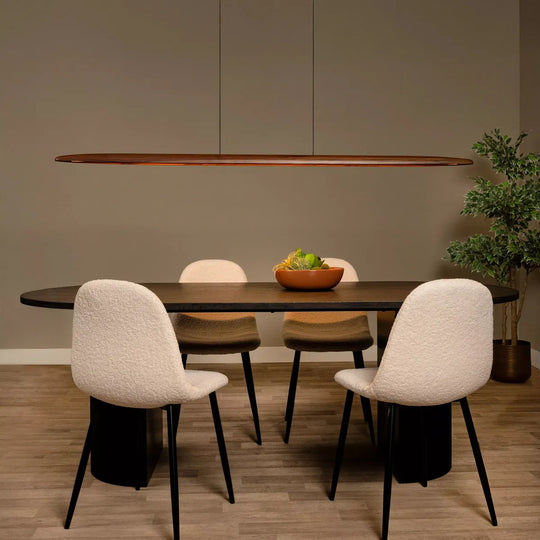 Lanholt takpendel 180 cm 28W 2200/3000/4000 kelvin - Dimbar-Takpendler-Lucide-Mørk tre-LC01402/28/72-Lightup.no