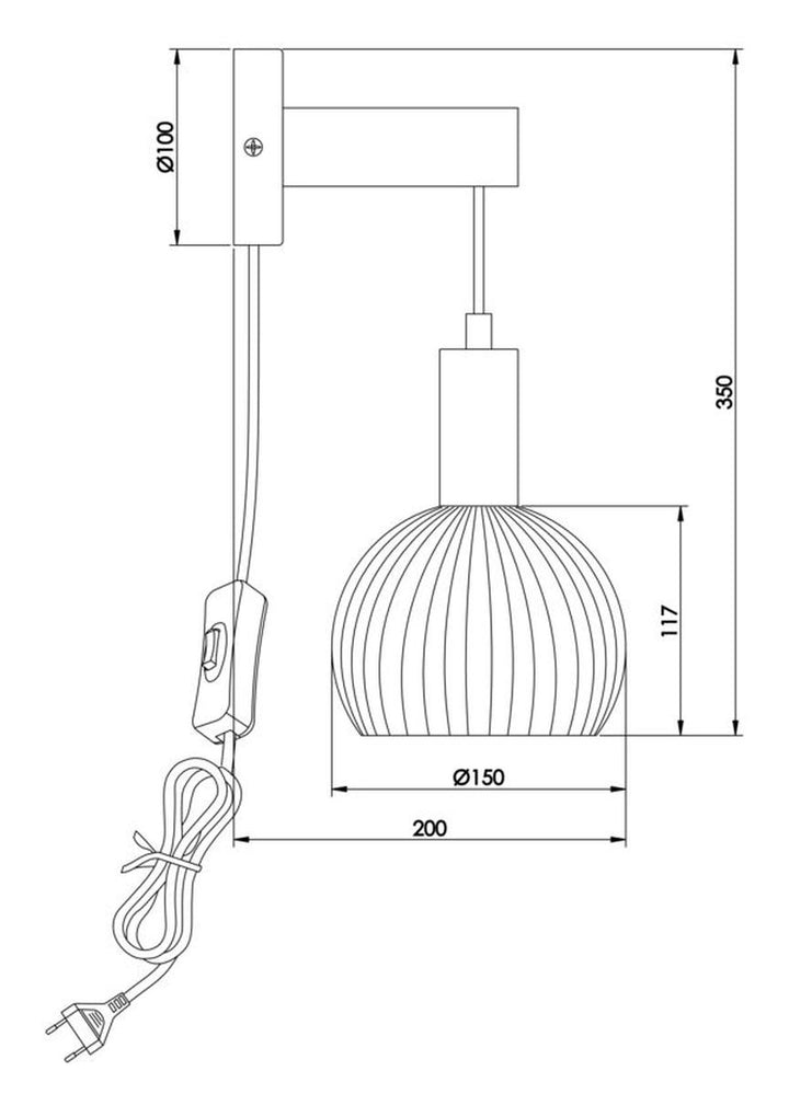 Lapponia vegglampe-Vegglamper-Aneta Lighting-Hvit-20035-19-01-Lightup.no