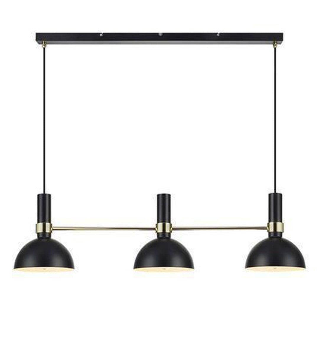 Larry takpendel - Svart/Børstet messing - Svart / Messing-Takpendler-Marksløjd-Svart / Messing-Mrk-106971-Lightup.no