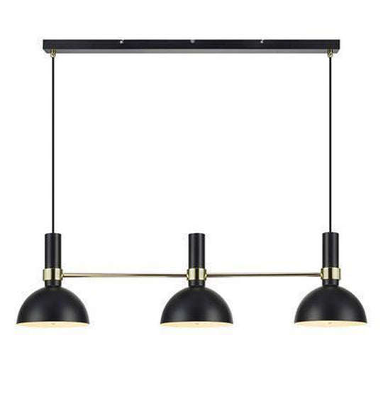 Larry takpendel - Svart/Børstet messing - Svart / Messing-Takpendler-Marksløjd-Svart / Messing-Mrk-106971-Lightup.no