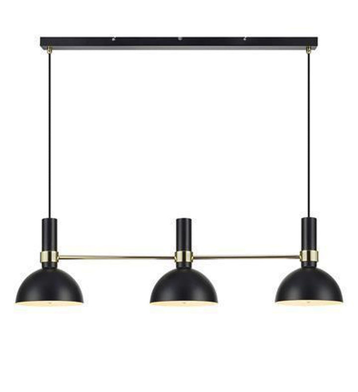 Larry takpendel - Svart/Børstet messing - Svart / Messing-Takpendler-Marksløjd-Svart / Messing-Mrk-106971-Lightup.no