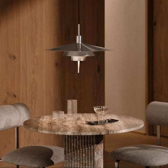 Latika takpendel 45 cm-Takpendler-DFTP-Børstet krom-2620133033-Lightup.no