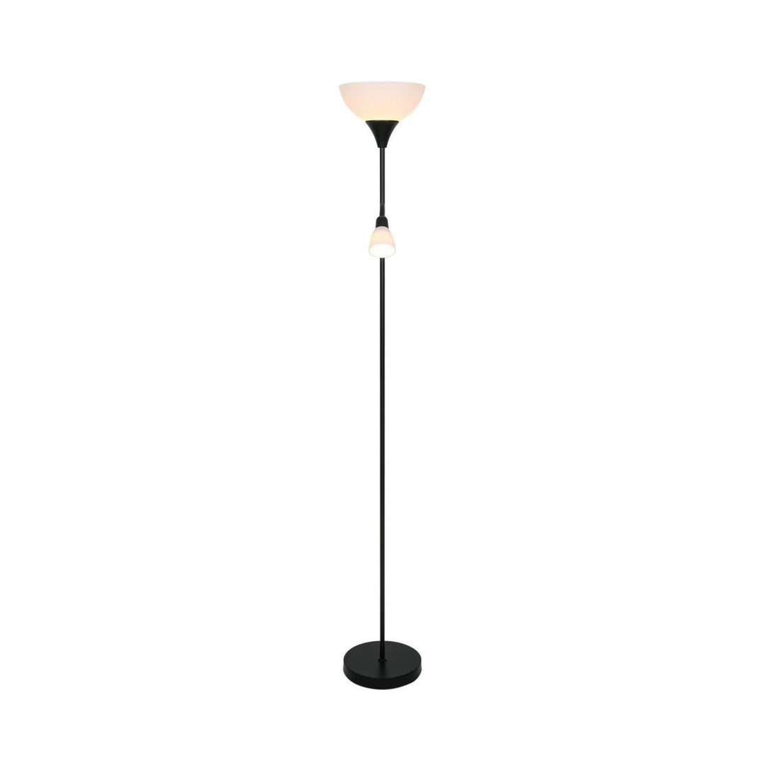 Lauria gulvlampe-Gulvlamper-Nordlux-Svart / Hvit-2512554003-Lightup.no