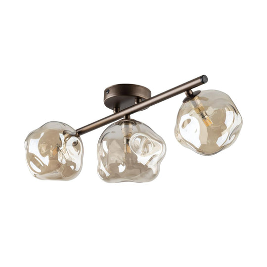 Lava taklampe 3-lys-Taklamper-TK Lighting-Brun-TK-11035-Lightup.no