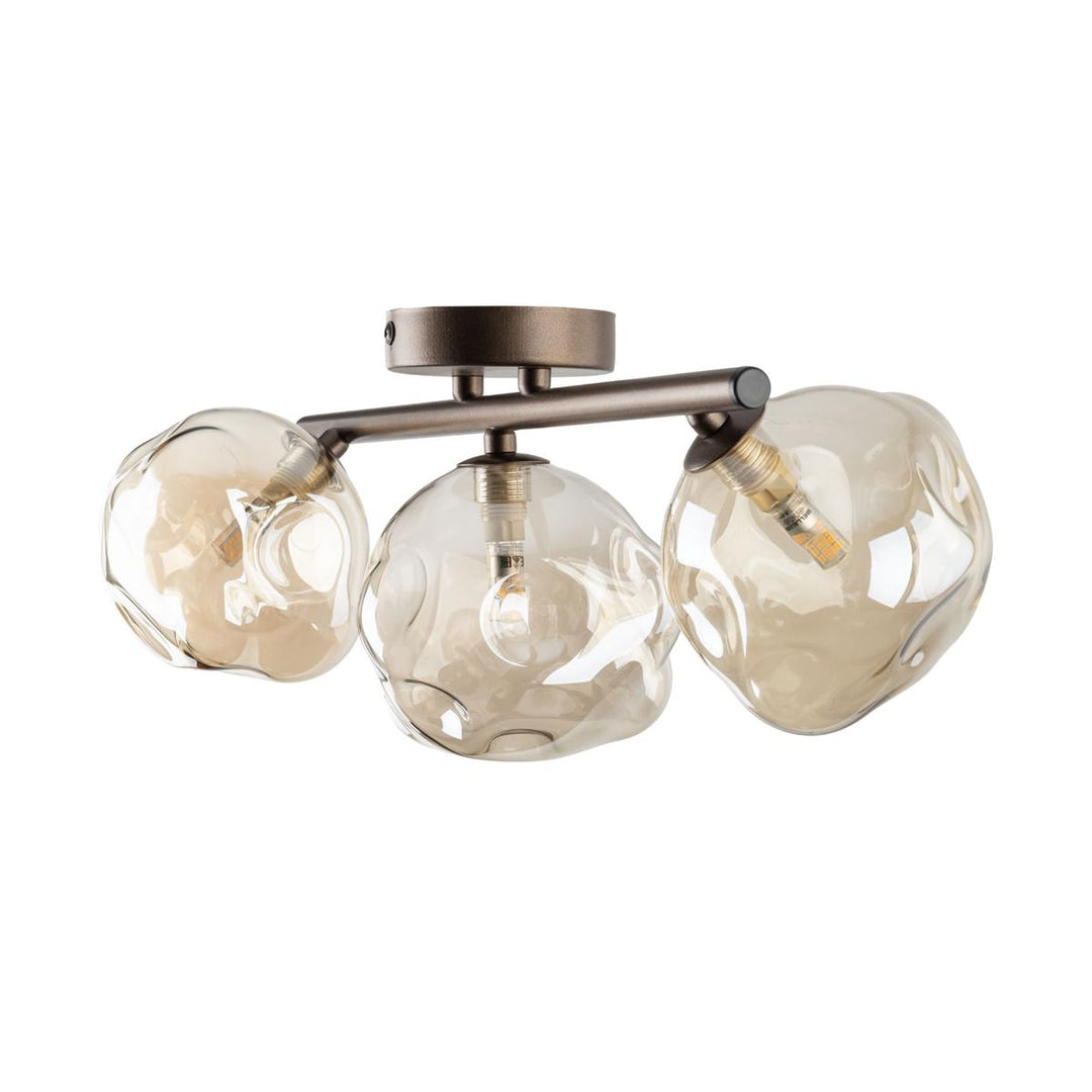 Lava taklampe 3-lys-Taklamper-TK Lighting-Brun-TK-11035-Lightup.no