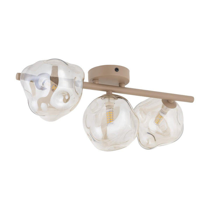 Lava taklampe 3-lys-Taklamper-TK Lighting-Brun-TK-11035-Lightup.no