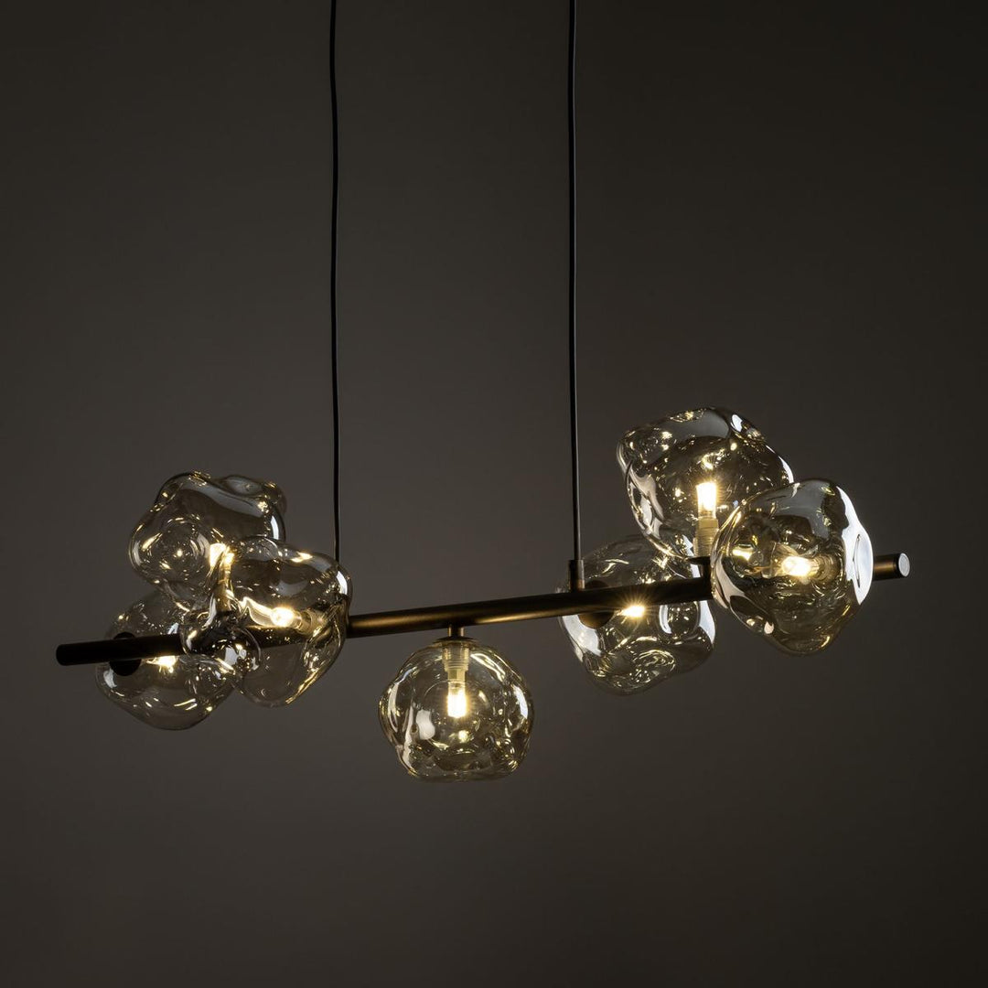 Lava takpendel 7-lys 90 cm-Takpendler-TK Lighting-Brun-TK-11033-Lightup.no