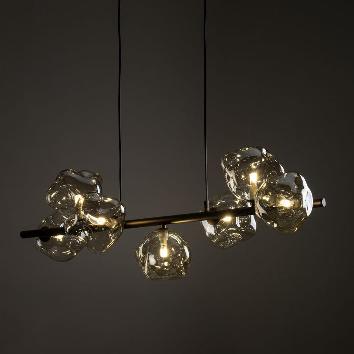Lava takpendel 7-lys 90 cm-Takpendler-TK Lighting-Brun-TK-11033-Lightup.no