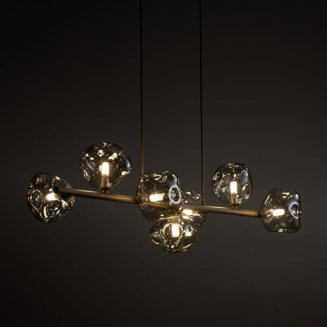 Lava takpendel 7-lys 90 cm-Takpendler-TK Lighting-Brun-TK-11033-Lightup.no