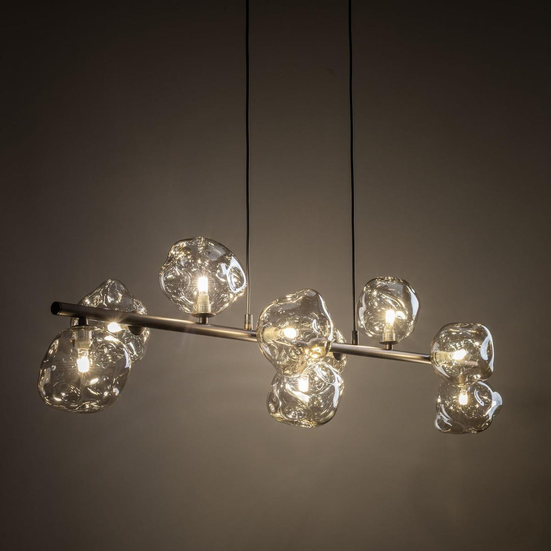 Lava takpendel 9-lys 116 cm-Takpendler-TK Lighting-Brun-TK-11037-Lightup.no