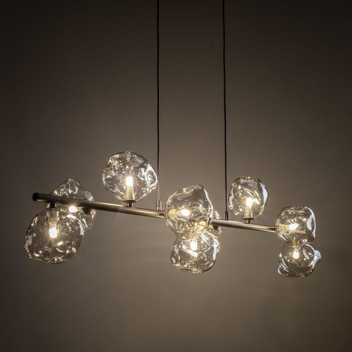 Lava takpendel 9-lys 116 cm-Takpendler-TK Lighting-Brun-TK-11037-Lightup.no