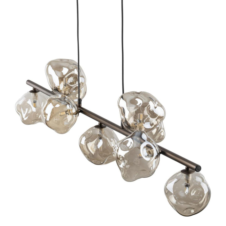 Lava takpendel 9-lys 116 cm-Takpendler-TK Lighting-Brun-TK-11037-Lightup.no