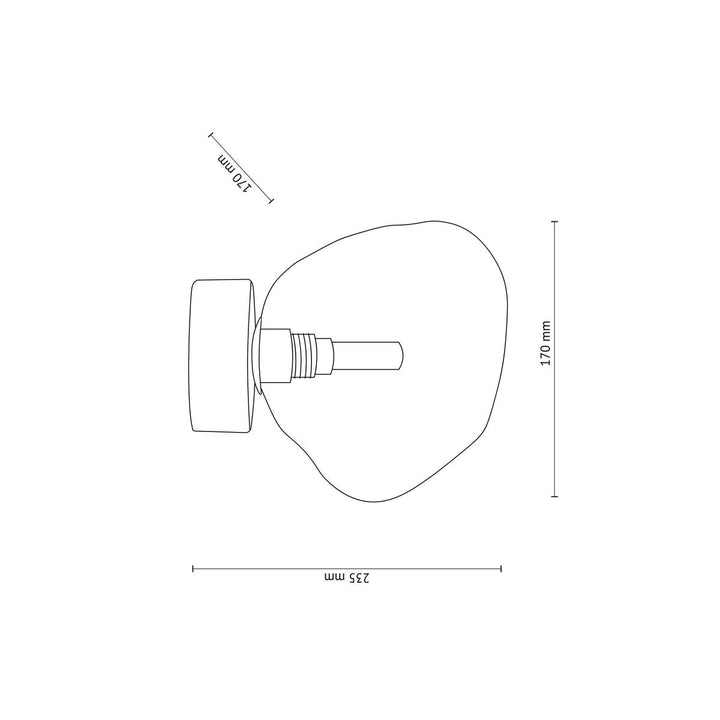 Lava tak/vegglampe-Taklamper-TK Lighting-Brun-TK-11034-Lightup.no