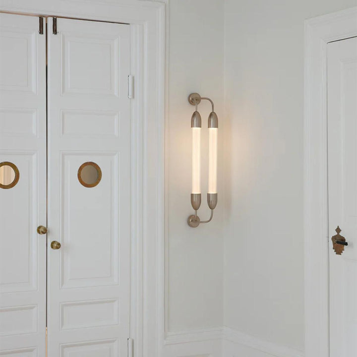 Lemon Squeeze kort dobbel vegglampe-Vegglamper-Umage-Krom-2624-Lightup.no