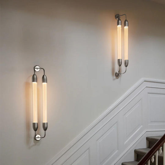 Lemon Squeeze lang dobbel vegglampe-Vegglamper-Umage-Krom-2528-Lightup.no