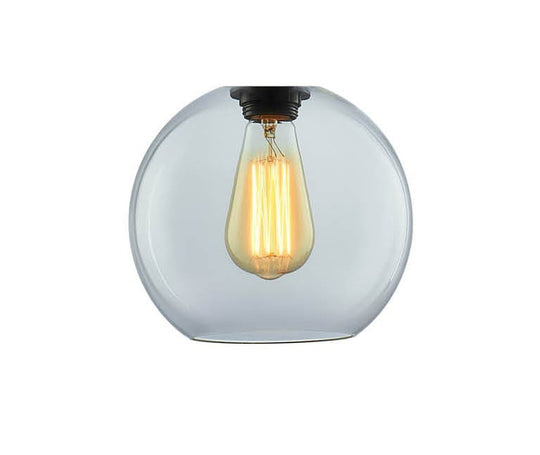 Less glasskuppel 20 cm-oppheng og tilbehør-NorDesign-Klar-361302013-Lightup.no