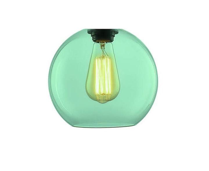 Less glasskuppel 20 cm-oppheng og tilbehør-NorDesign-Grønn-361302031-Lightup.no