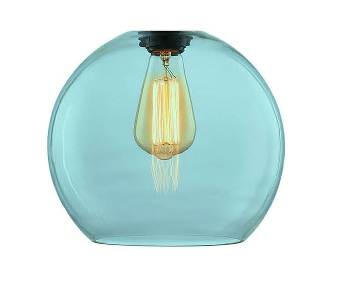 Less glasskuppel 25 cm-oppheng og tilbehør-NorDesign-Blå-361302514-Lightup.no