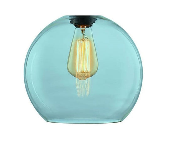 Less glasskuppel 25 cm-oppheng og tilbehør-NorDesign-Blå-361302514-Lightup.no