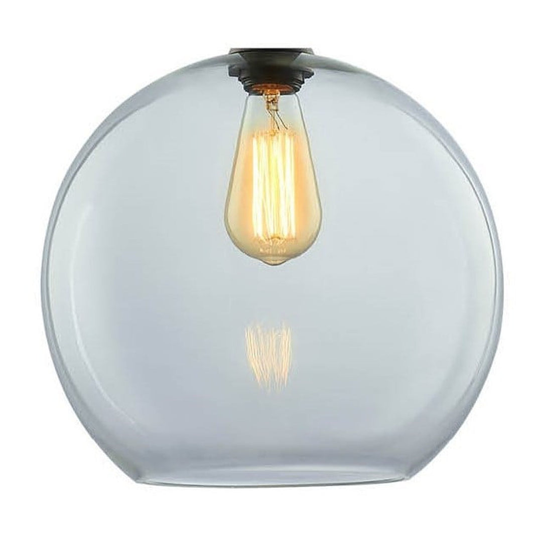 Less glasskuppel 30 cm-oppheng og tilbehør-NorDesign-Klar-361303013-Lightup.no