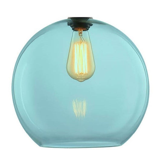 Less glasskuppel 30 cm-oppheng og tilbehør-NorDesign-Blå-361303014-Lightup.no
