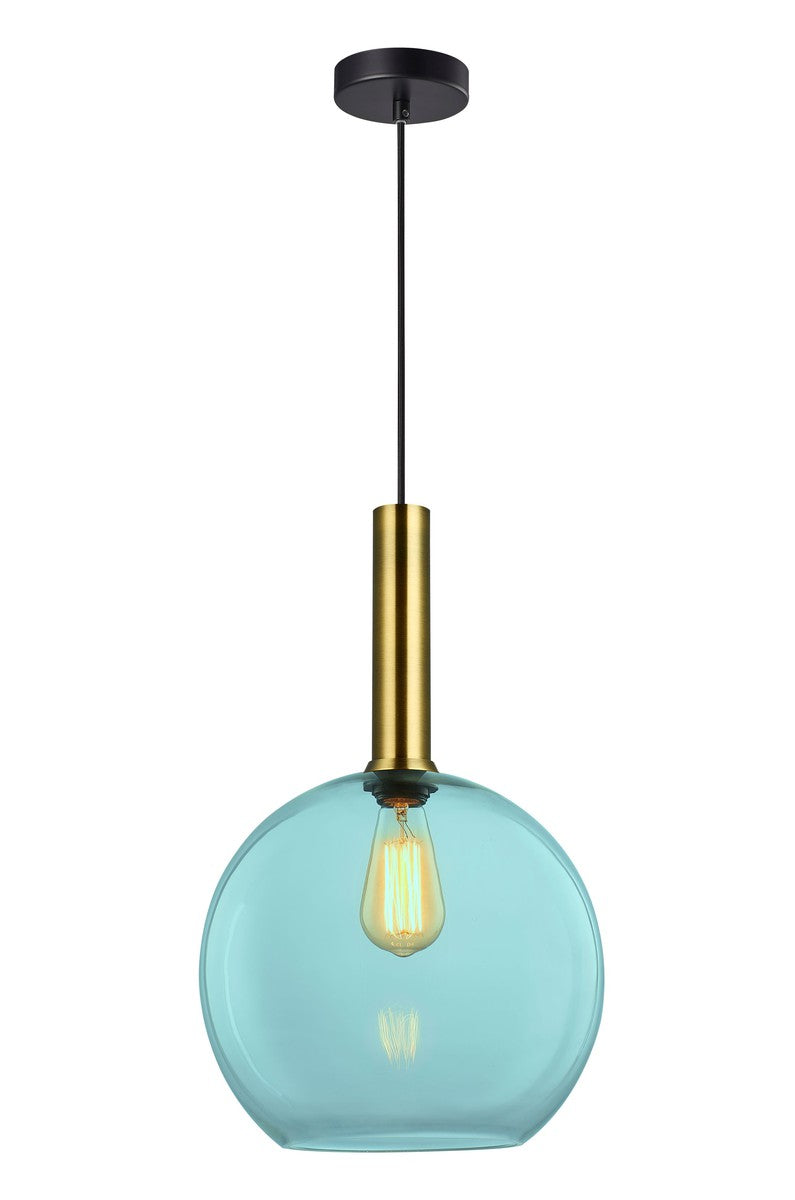 Less rondell takpendel 1 lys - Large-Takpendler-NorDesign-Svart / Klar-691150500+371303005+361303013-Lightup.no