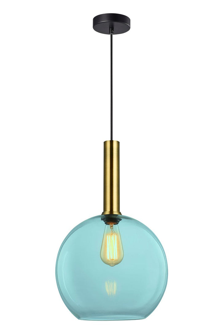 Less rondell takpendel 1 lys - Large-Takpendler-NorDesign-Svart / Klar-691150500+371303005+361303013-Lightup.no