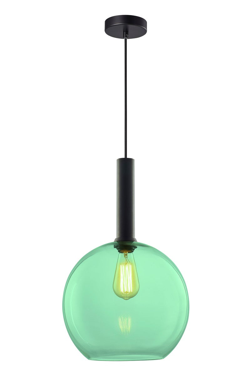 Less rondell takpendel 1 lys - Large-Takpendler-NorDesign-Svart / Klar-691150500+371303005+361303013-Lightup.no