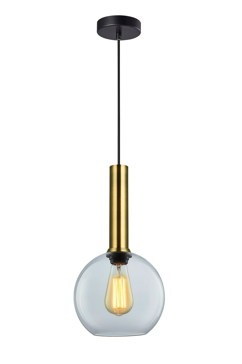 Less rondell takpendel 1 lys - Small-Takpendler-NorDesign-Svart / Klar-691150500+371303005+361302013-Lightup.no