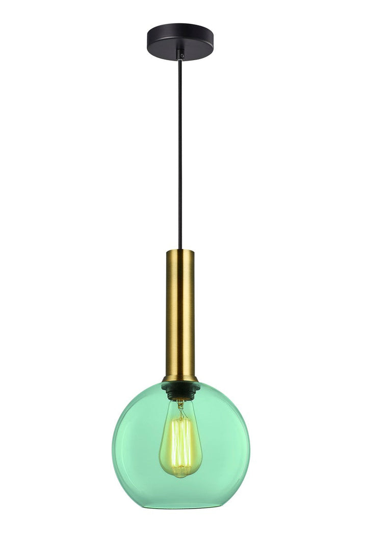 Less rondell takpendel 1 lys - Small-Takpendler-NorDesign-Svart / Klar-691150500+371303005+361302013-Lightup.no