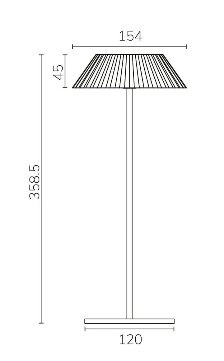Lexa oppladbar bordlampe 2,2W 2200 Kelvin-Bordlamper-NorDesign-Varm grå-171170120-Lightup.no