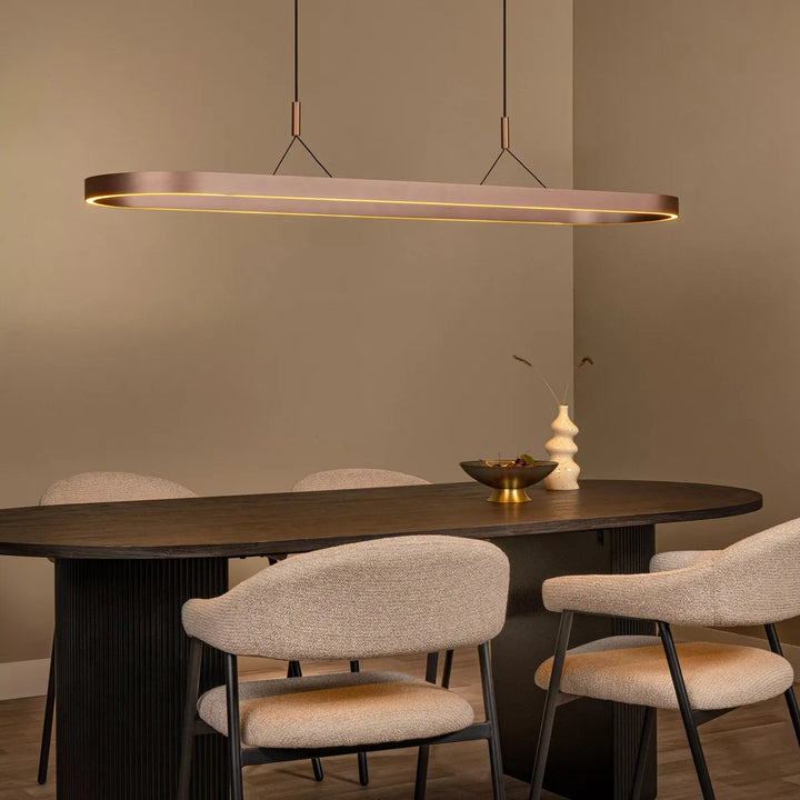 Liane takpendel 150 cm 2 x 40W 2700/3300/4000 kelvin - Dimbar-Takpendler-Lucide-Rust Brun-LC46404/99/97-Lightup.no