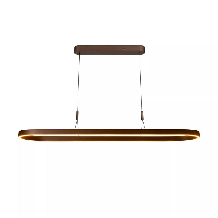 Liane takpendel 150 cm 2 x 40W 2700/3300/4000 kelvin - Dimbar-Takpendler-Lucide-Rust Brun-LC46404/99/97-Lightup.no