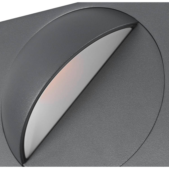 Lid enkel vegglampe utendørs 15W 2700/3000 Kelvin IP65 - Dimbar-Utebelysning vegg opp og ned-Slv-Antrasitt-slv-1007667-Lightup.no