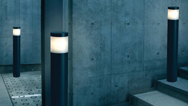 Lillesand pullert 1382 5,9W IP54-Utebelysning pullert-Norlys-Grafitt-3101933-Lightup.no