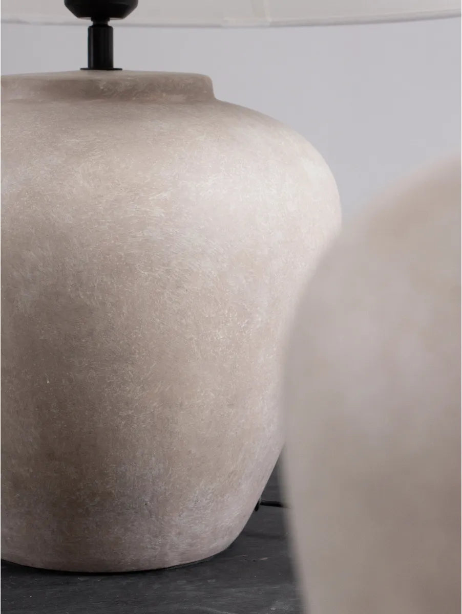 Lilly bordlampe 41 cm-Bordlamper-Pr home of Scandinavia Ab-Beige / Hvit-prh-46029124-L002-Lightup.no