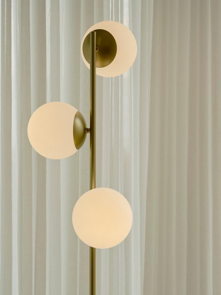 Lilly gulvlampe-Gulvlamper-Nordlux-Svart / Opal-48613003-Lightup.no