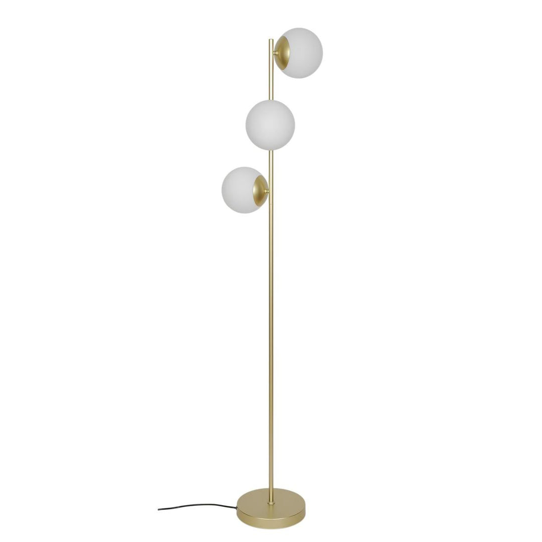 Lilly gulvlampe-Gulvlamper-Nordlux-Svart / Opal-48613003-Lightup.no