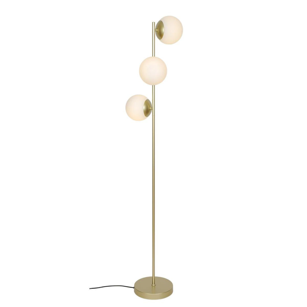 Lilly gulvlampe-Gulvlamper-Nordlux-Messing / Opal-48613035-Lightup.no