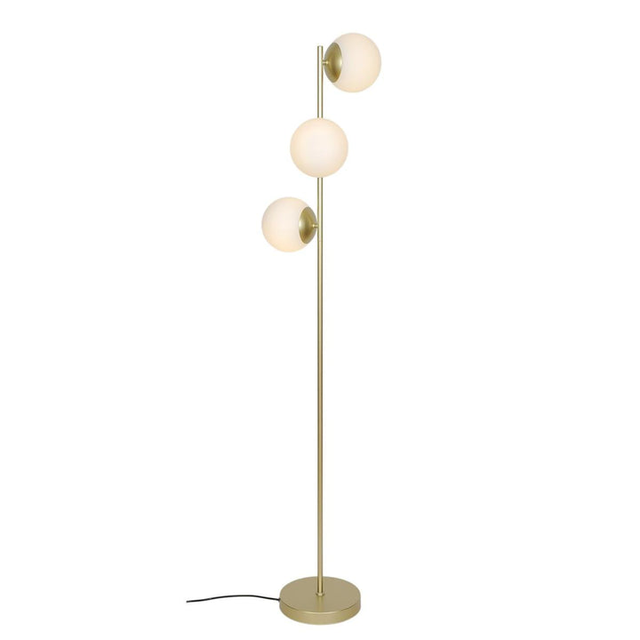 Lilly gulvlampe-Gulvlamper-Nordlux-Messing / Opal-48613035-Lightup.no