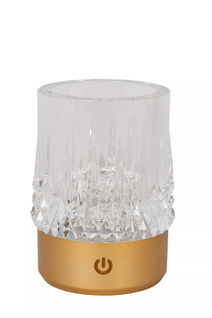 Lily oppladbar bordlampe 3W 2700/3000 Kelvin 3-pakning - Dimbar-Bordlamper-Lucide-Gullfarget-LC46520/03/02-Lightup.no