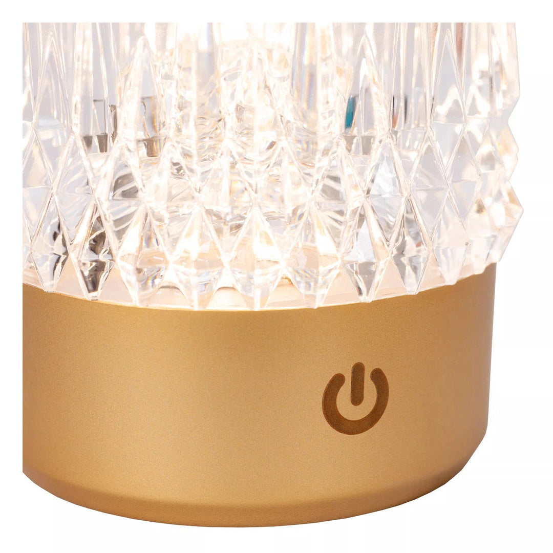 Lily oppladbar bordlampe 3W 2700/3000 Kelvin 3-pakning - Dimbar-Bordlamper-Lucide-Gullfarget-LC46520/03/02-Lightup.no