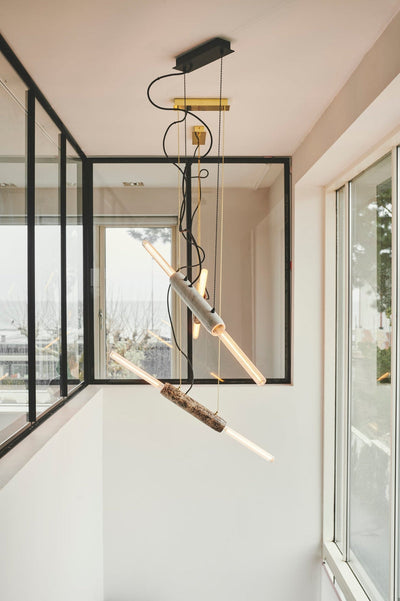 Limbo taklampe - Brun marmor-Takpendler-Design by Us-Des__27101-Lightup.no